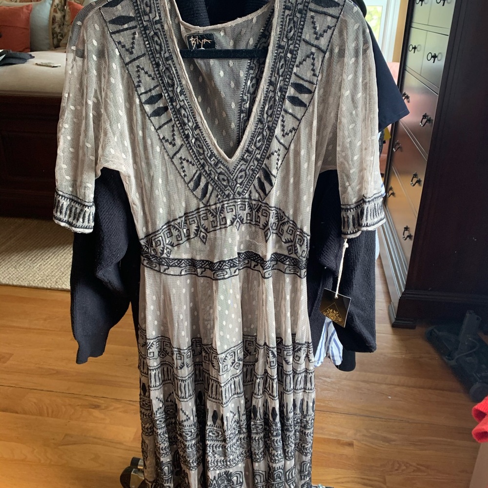 unique embroidered dress
